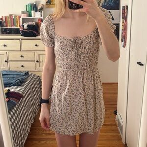 Floral Puff Sleeve Dress